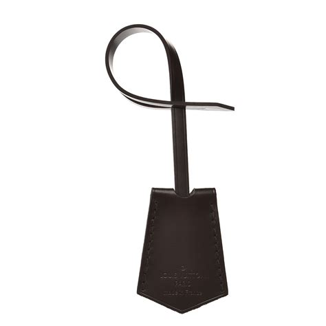 LOUIS VUITTON Calfskin Clochette Key Bell Holder Ebene .